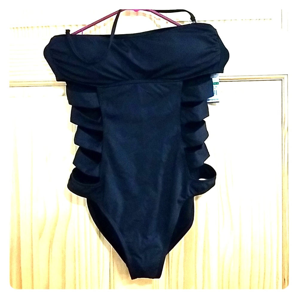 Kenneth Cole Swim Suit side cut out